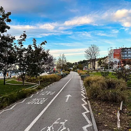 Apartmán Friends Loft With Terrace & River View Old Town Bělehrad