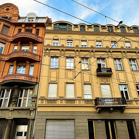 Apartamento Friends Loft With Terrace & River View Old Town Belgrado